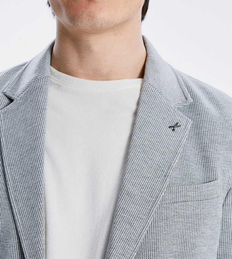 Single Breasted Lapel Collar Blazer