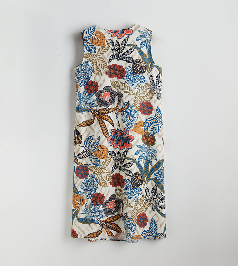 Printed Sleeveless Woven Dress