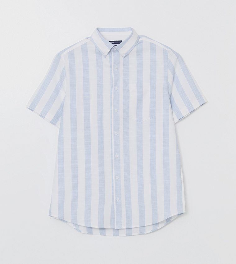 Striped Short Sleeves Shirt