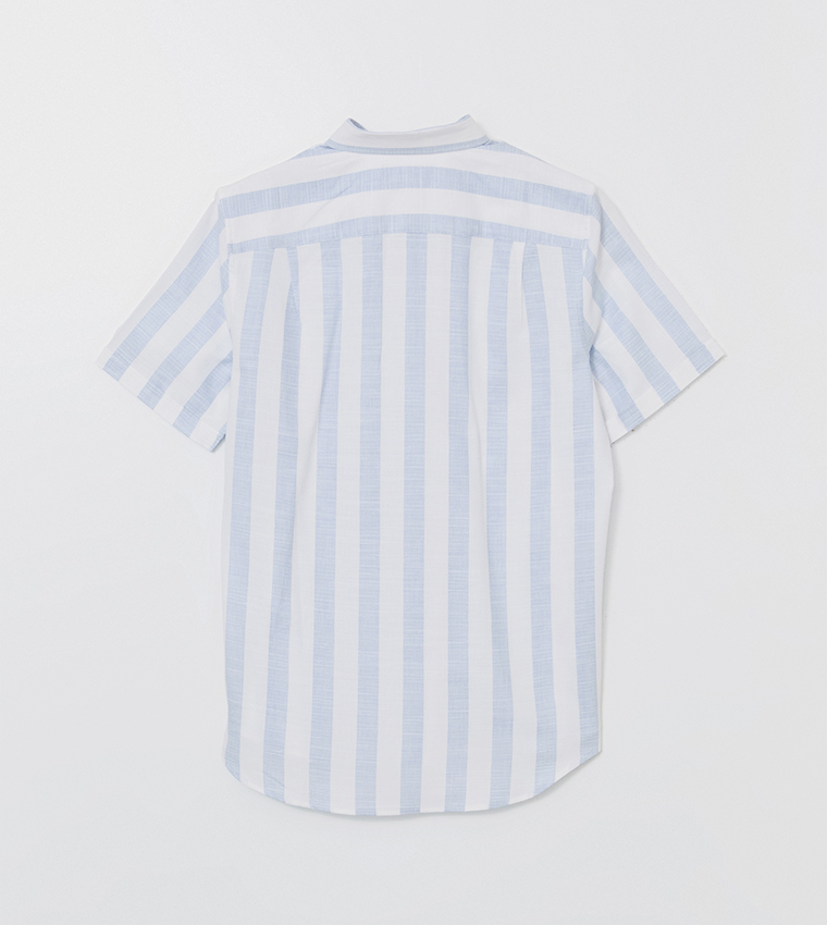 Striped Short Sleeves Shirt