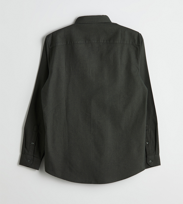 Solid Long Sleeves Shirt