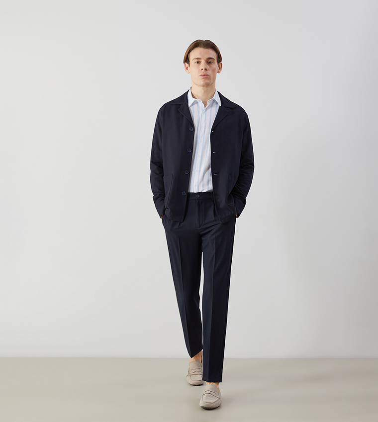 Mid Rise Slim Fit Trousers