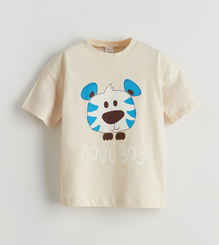 Graphic Printed Shorty Pyjama Set