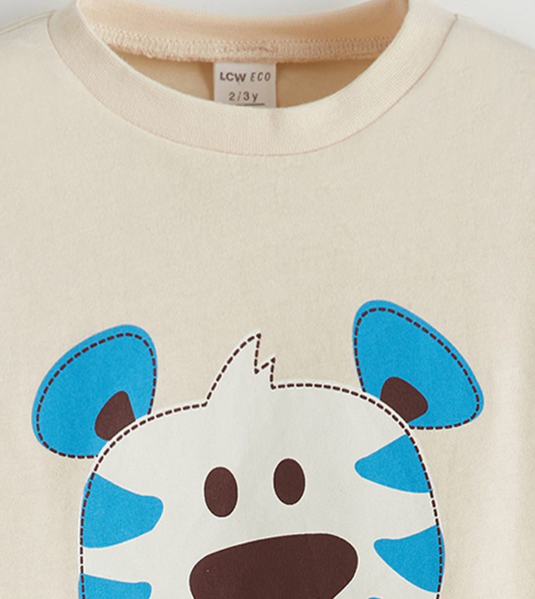 Graphic Printed Shorty Pyjama Set