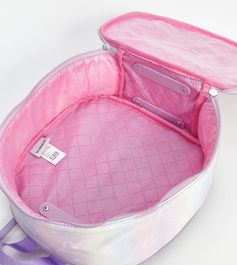 Unicorn Printed Trolley Backpack