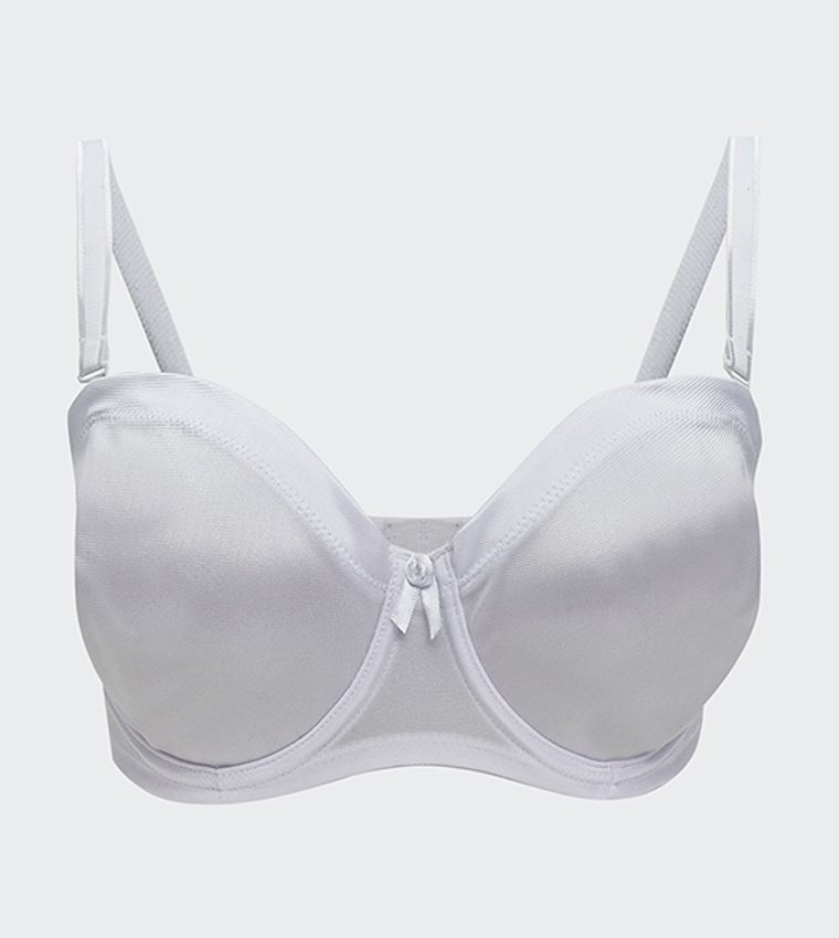 Underwire Non-Padded Removable Strap Bra