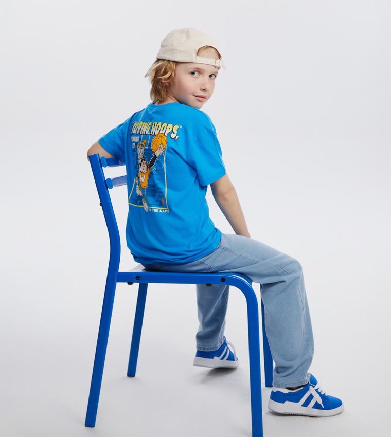Printed Crew Neck T-Shirt