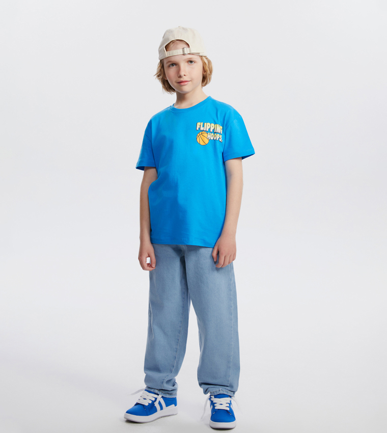 Printed Crew Neck T-Shirt