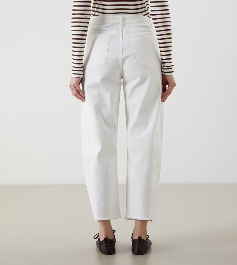 Solid Baggy Fit Jeans
