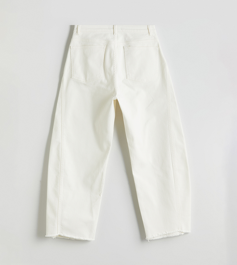 Solid Baggy Fit Jeans