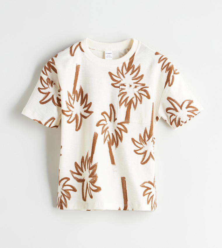 Printed Crew Neck T-Shirt