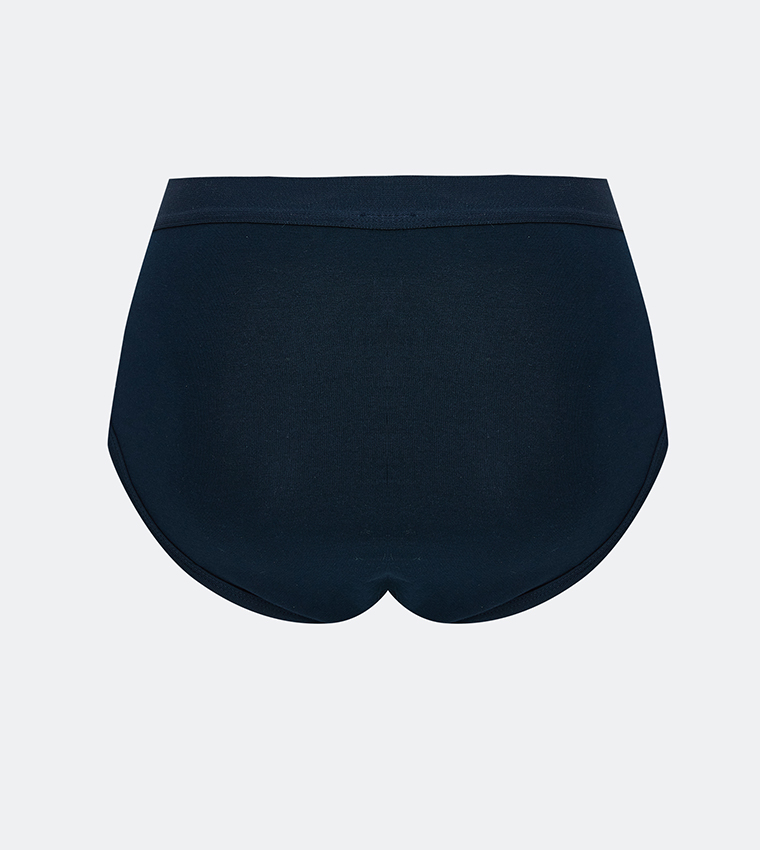 سروال داخلي بخصر مرن - 3 قطع 