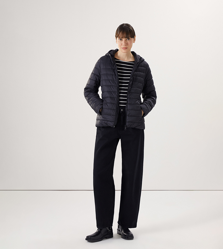 Quilted Hooded Puffer Jacket