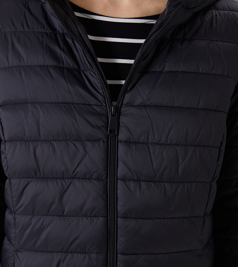 Quilted Hooded Puffer Jacket