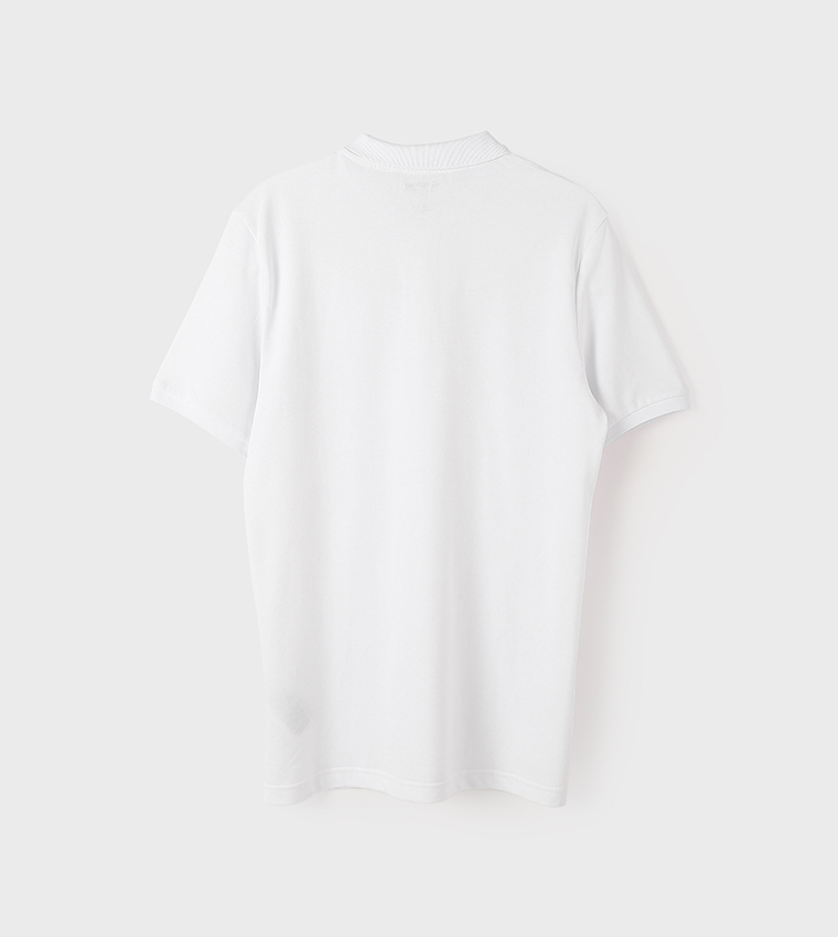Solid Short Sleeves Pique Polo T-Shirt