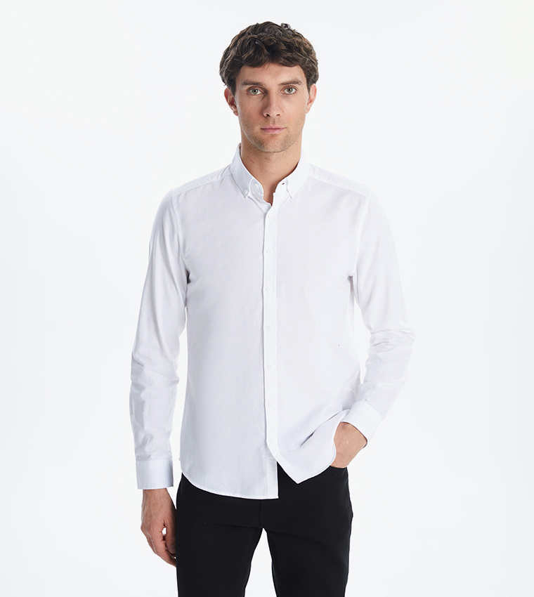 Solid Long Sleeves Shirt