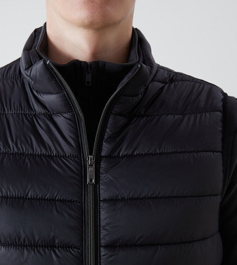 جيليه بفر رجالي بسحاب كامل