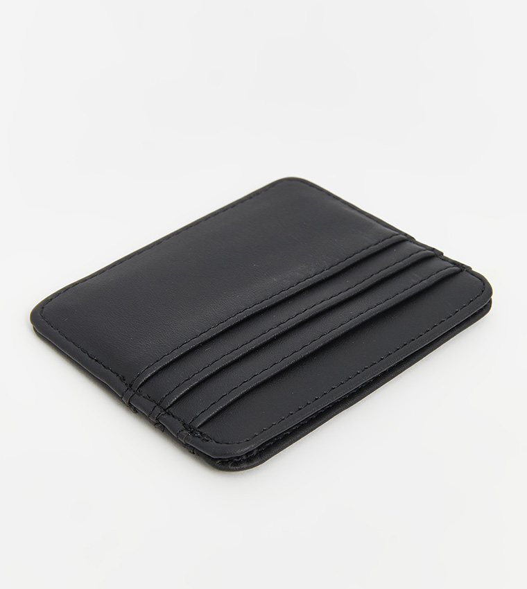 Leather Look Card Holder