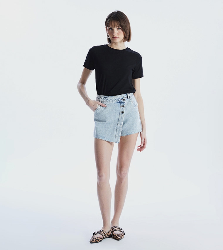 Solid Short Sleeves Casual T-Shirt