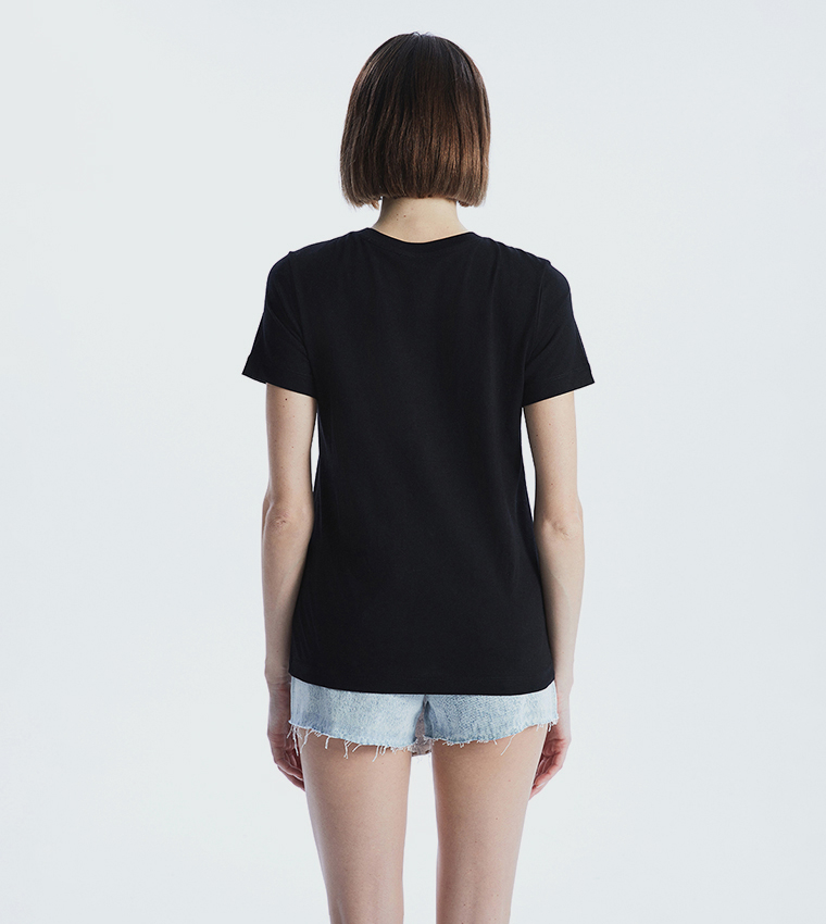 Solid Short Sleeves Casual T-Shirt