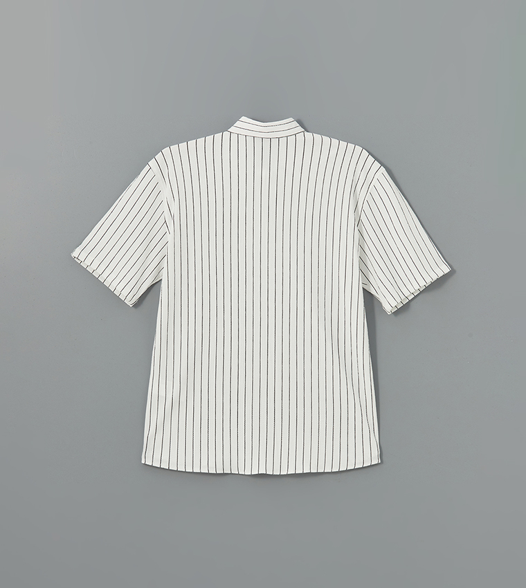 Striped Short Sleeves Casual Shirt
