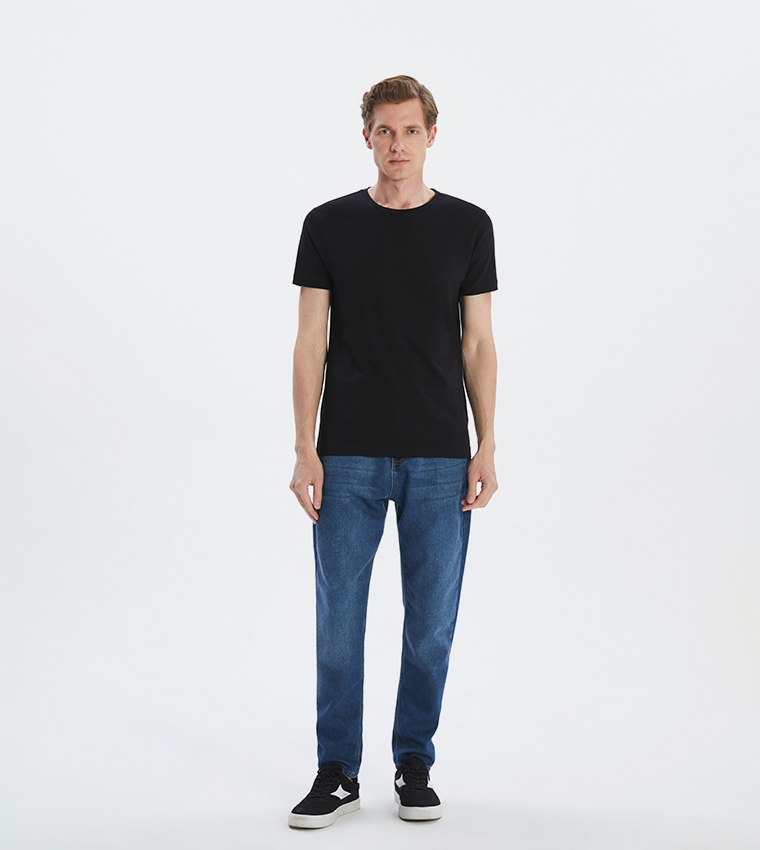 Solid Short Sleeves Casual T-Shirt