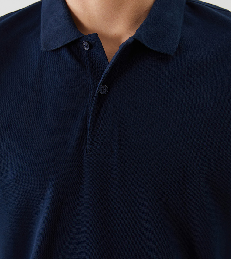 Solid Short Sleeves Polo T-Shirt