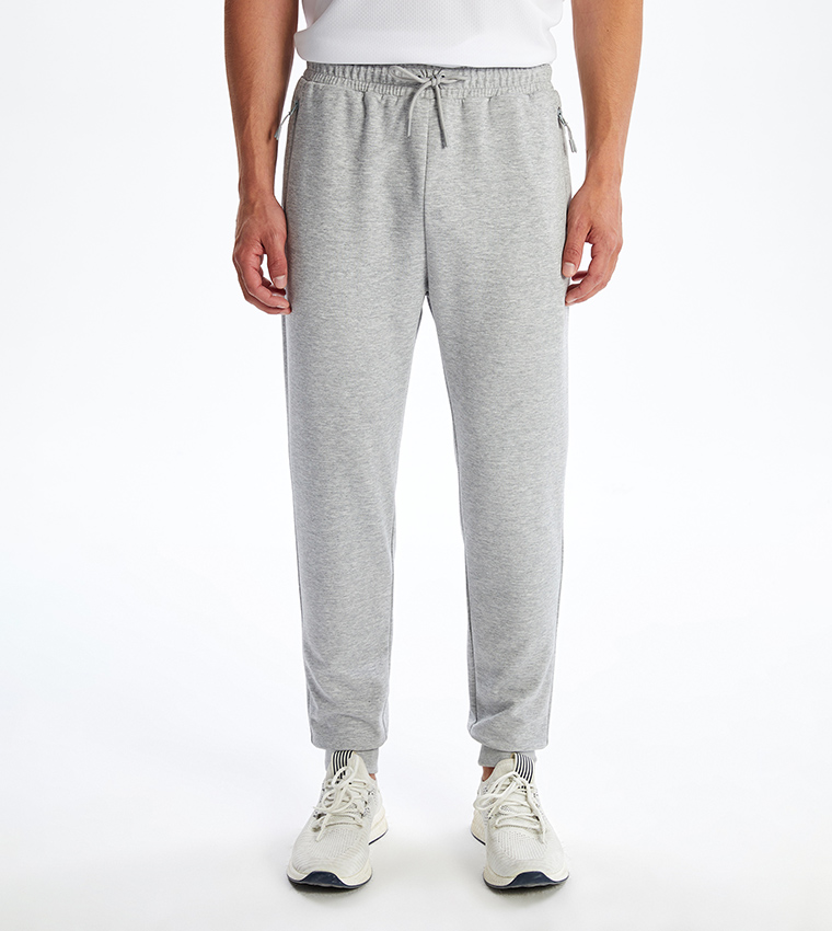 Drawstring Waist Slim Fit Joggers