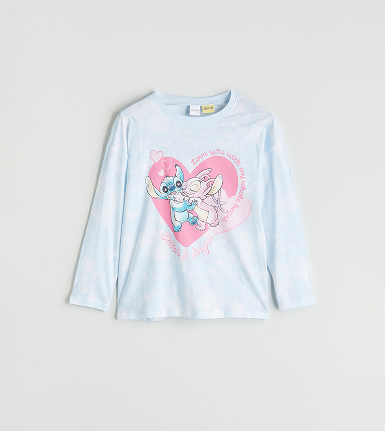 Printed Long Sleeves Pyjama Set