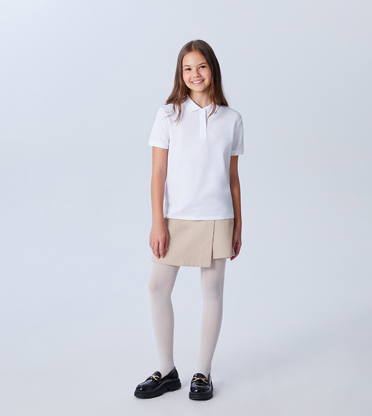 2-Pack Solid Short Sleeves Polo T-Shirts