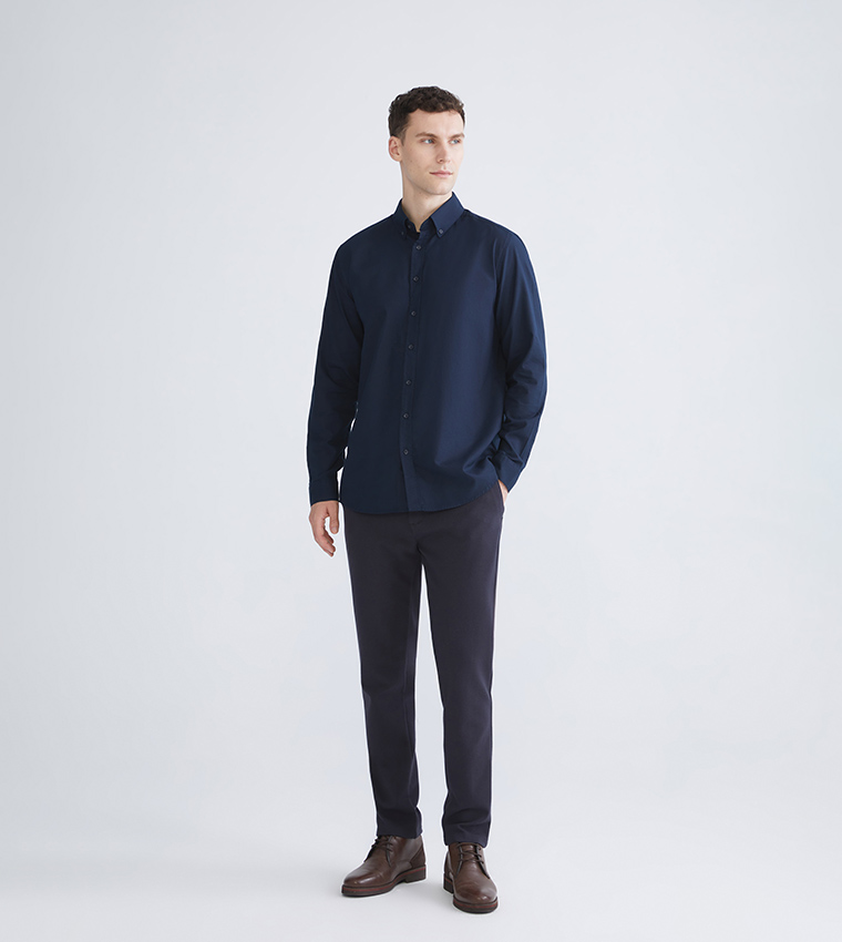 Mid Rise Standard Fit Trousers