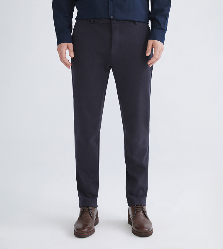 Mid Rise Standard Fit Trousers