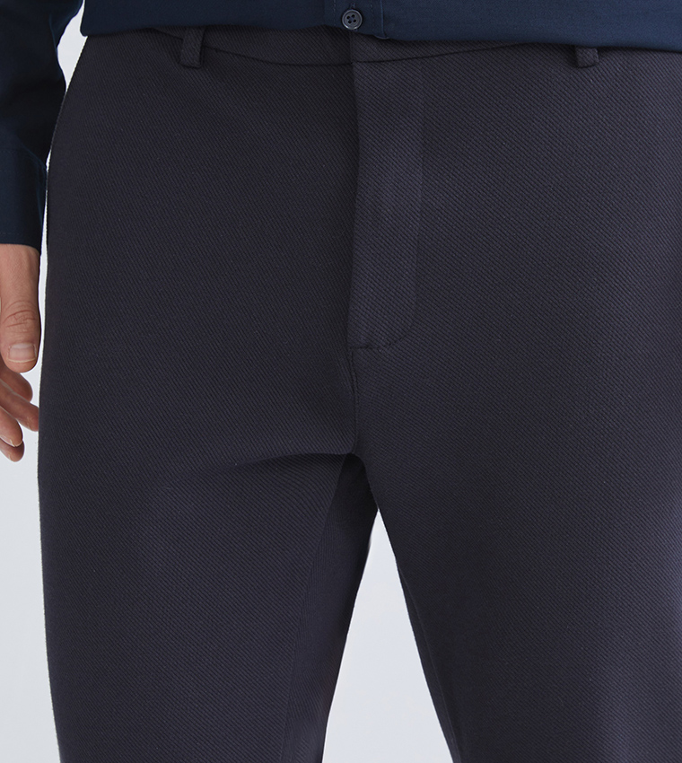 Mid Rise Standard Fit Trousers