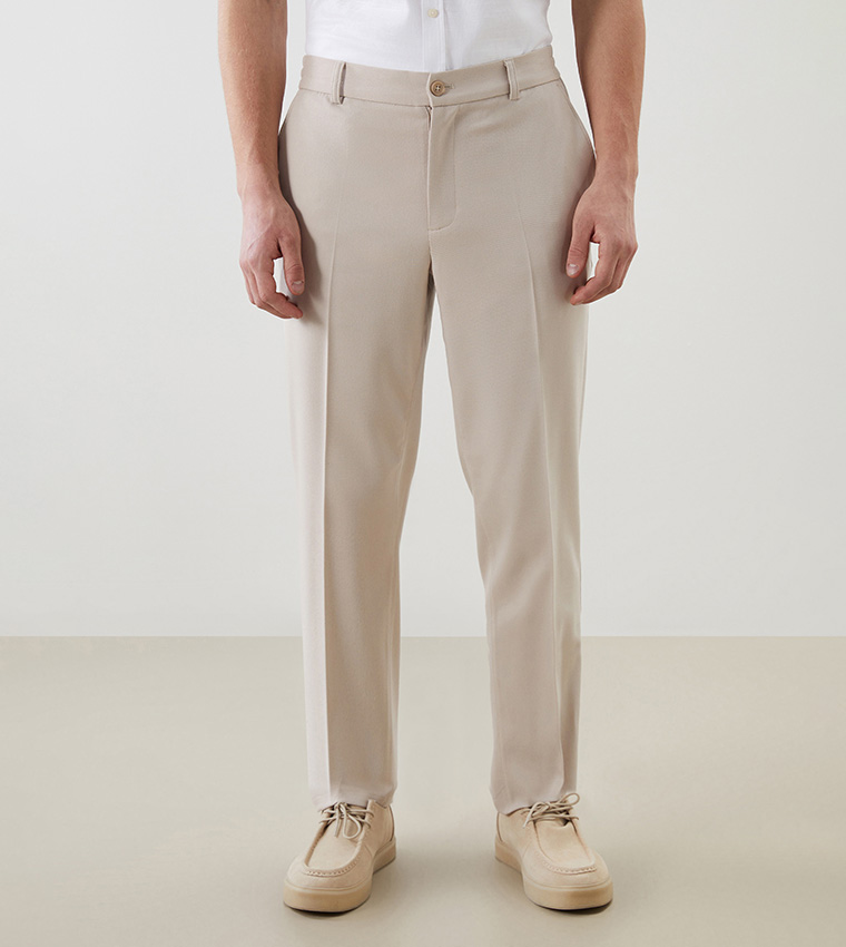 Mid Rise Standard Fit Trousers