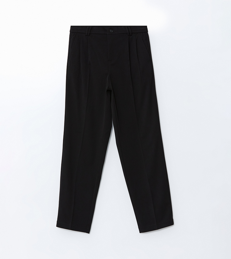 Mid Rise Relaxed Fit Trousers
