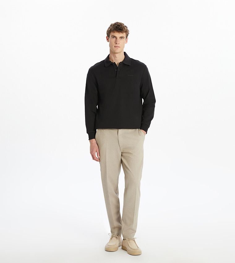 Mid Rise Standard Fit Trousers