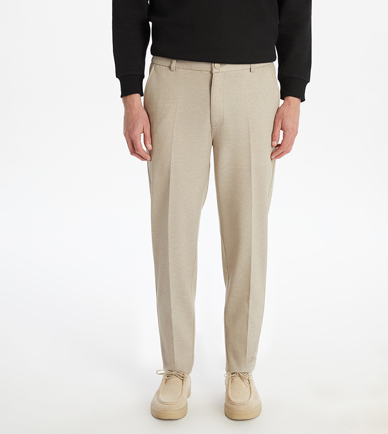 Mid Rise Standard Fit Trousers