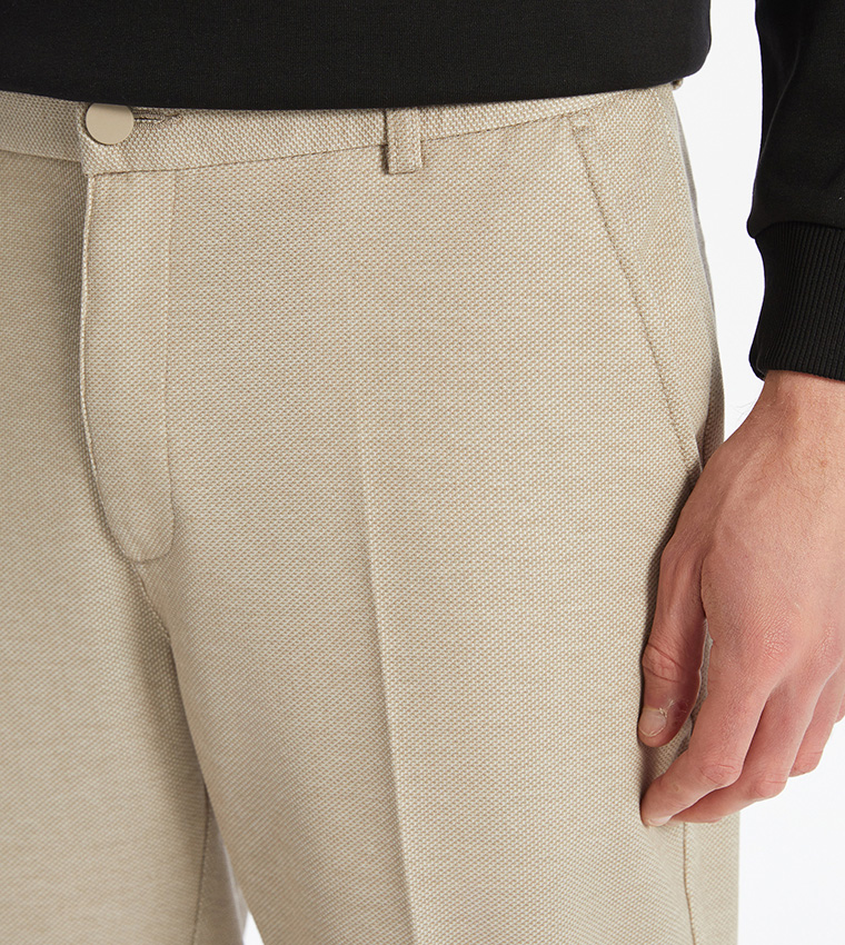 Mid Rise Standard Fit Trousers