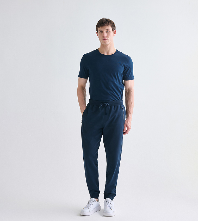 Drawstring Waist Standard Fit Joggers