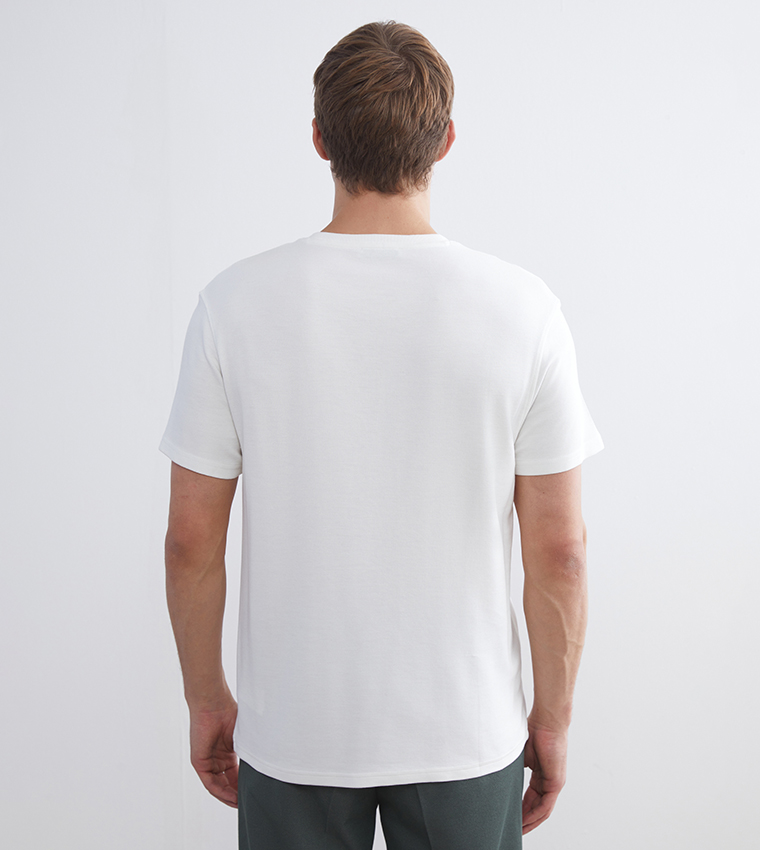 Solid Short Sleeves Casual T-Shirt