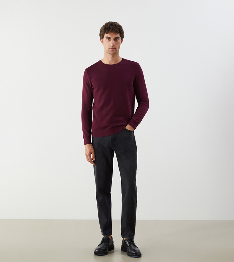 CLASSIC Knitted Crew Neck Tricot Sweater