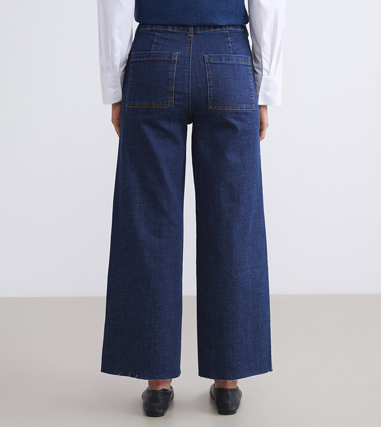 High Rise Wide Leg Jeans