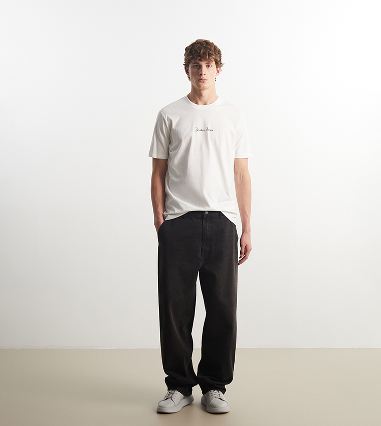 Printed Short Sleeves Casual T-Shirt