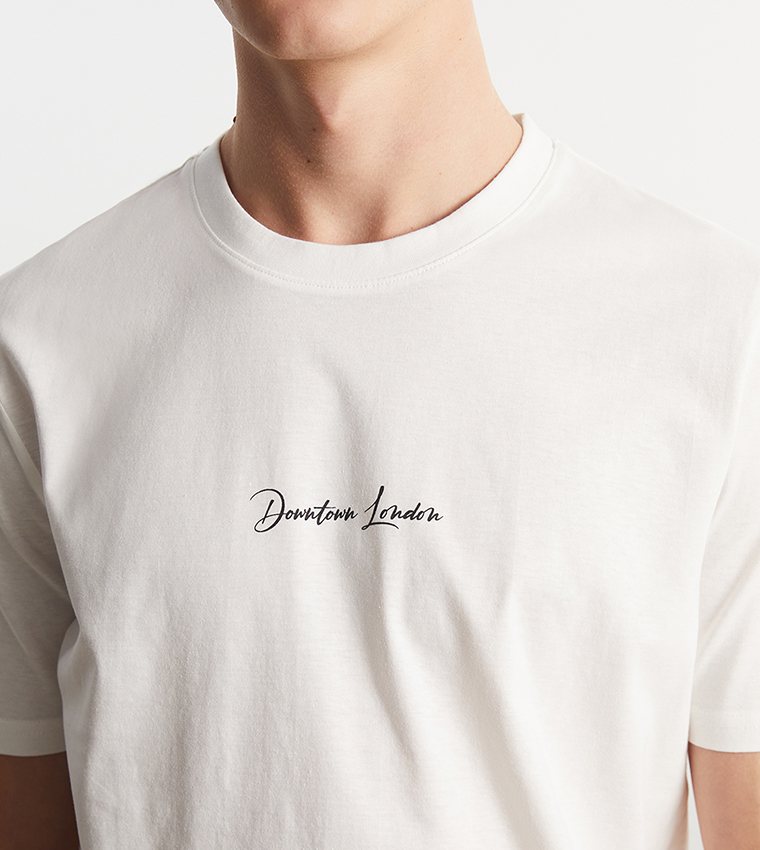 Printed Short Sleeves Casual T-Shirt