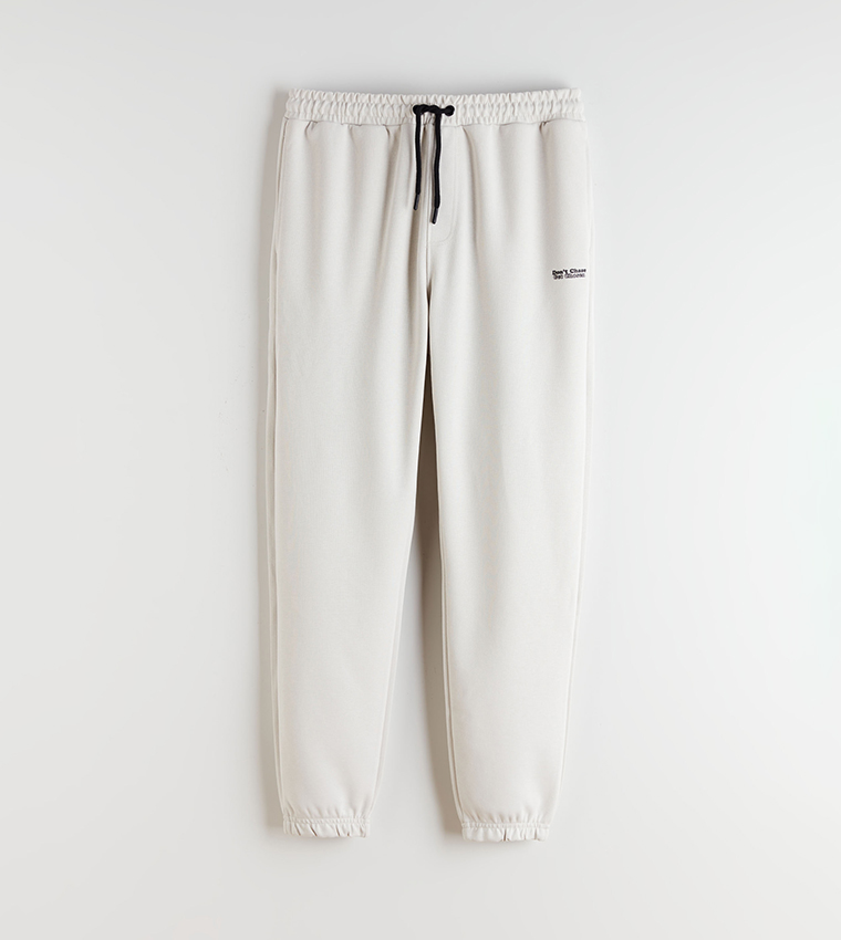 Drawstring Waist Slim Fit Joggers