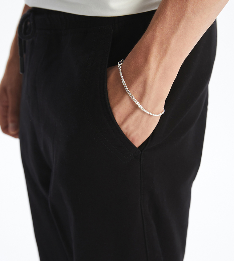 بنطلون رجالي ضيق سادة