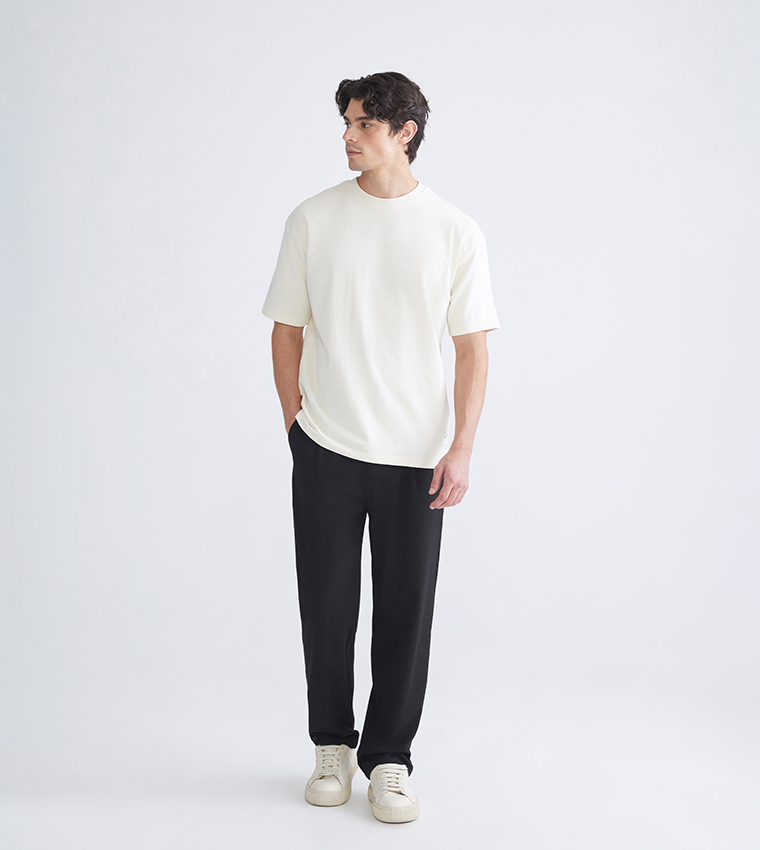 Solid Short Sleeves Oversized T-Shirt