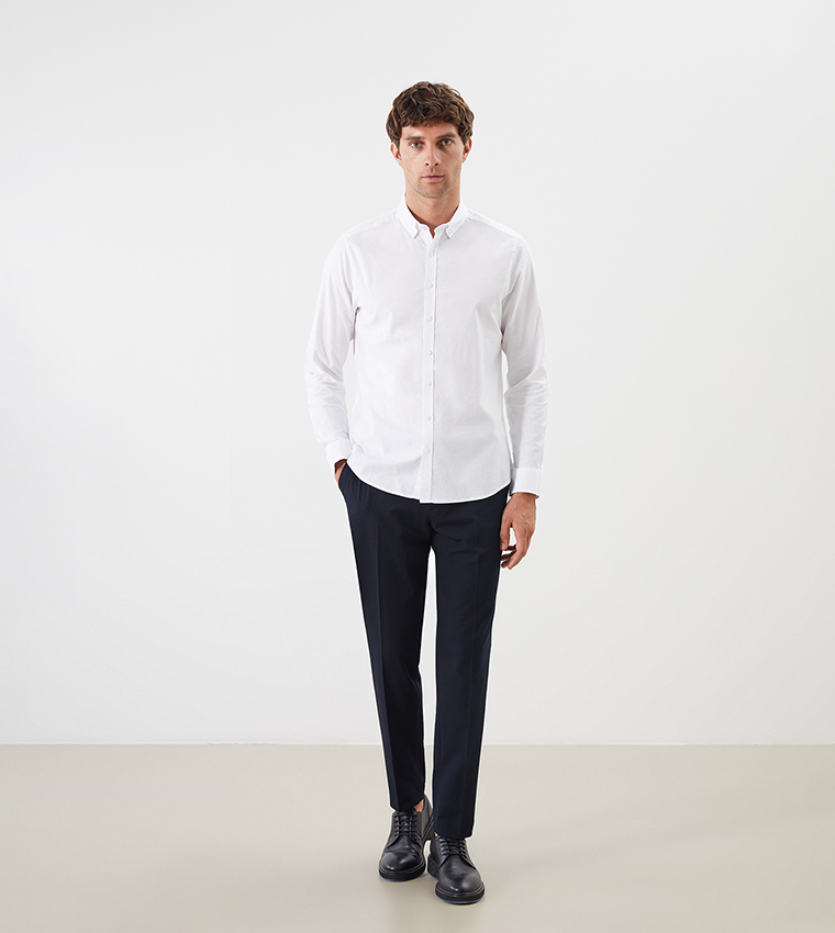 Solid Long Sleeves Shirt