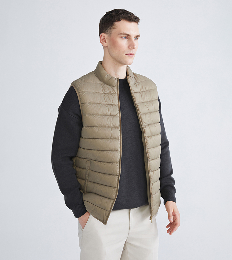 جيليه بفر رجالي بسحاب كامل