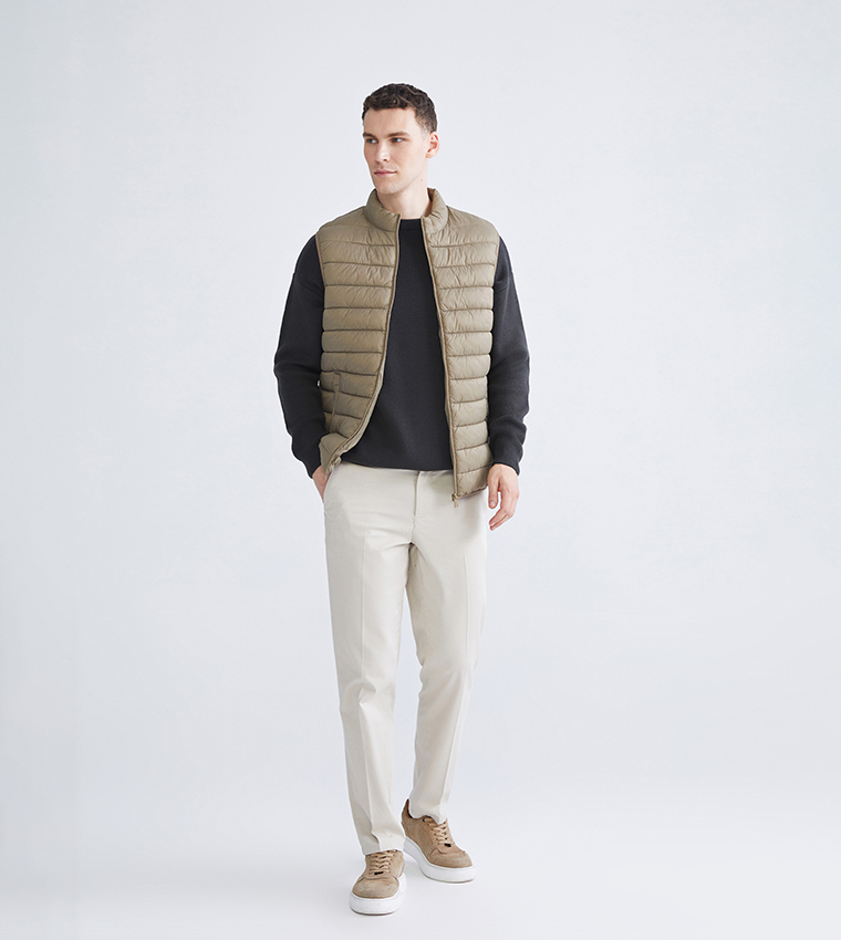 جيليه بفر رجالي بسحاب كامل